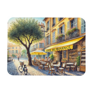 Cafe in Nice France Mug Magnet