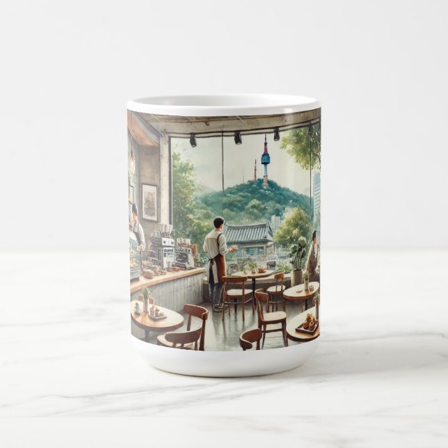 Cafe in Seoul Korea Namsan Mug (Center)