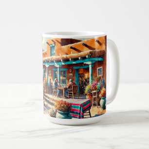 Cafe in Taos New Mexico Coffee Mug