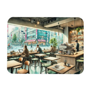 Cafe in Tokyo Magnet