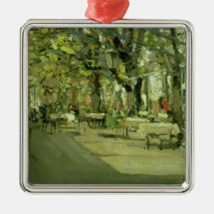 Cafe in Yalta, 1905 Metal Ornament