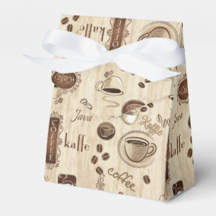 Cafe! Kaffe! Coffee! Favor Box