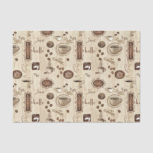 Cafe!  Kaffe!  Coffee! Tissue Paper