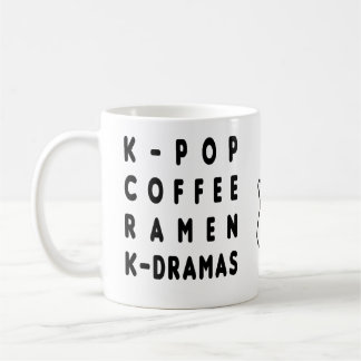 CAFÉ KPOP RAMEN KDRAMA CAFÉ MUG