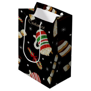 Cafe Latte Christmas Coffee Medium Gift Bag