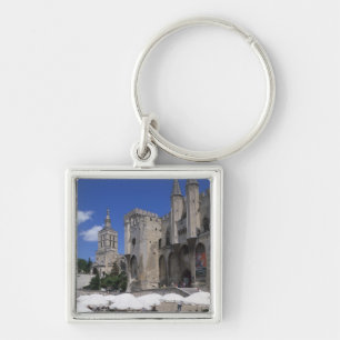 Cafe, Le Palais des Papes, Avignon, Vaucluse, Keychain