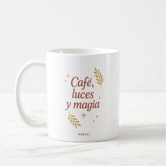 Café, Luces y Magia ✨ | Christmas Coffee Mug Desig