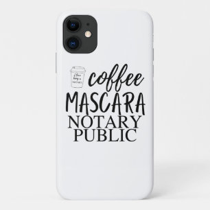Café Mascara Notaire coque de téléphone portable p