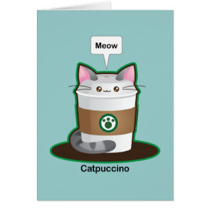 Café mignon de chat
