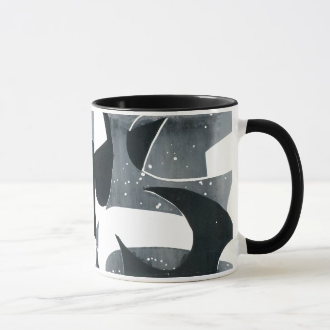 Café Mug - Conception abstraite, "Blades" (Droite)