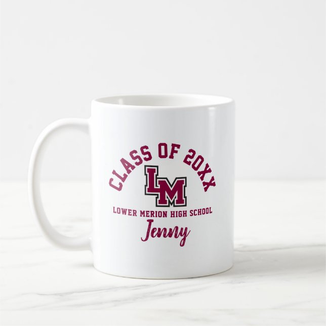 Café Mug Lower Merion Lycée, Thé, Coupe (Gauche)