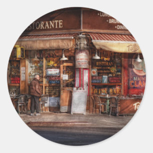 Cafe - NY - Chelsea - Tello Ristorante Classic Round Sticker