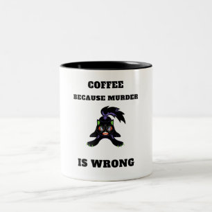 Café Parce que le meurtre est faux Café Mug