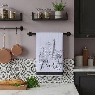 Cafe Paris   Kitchen Towel