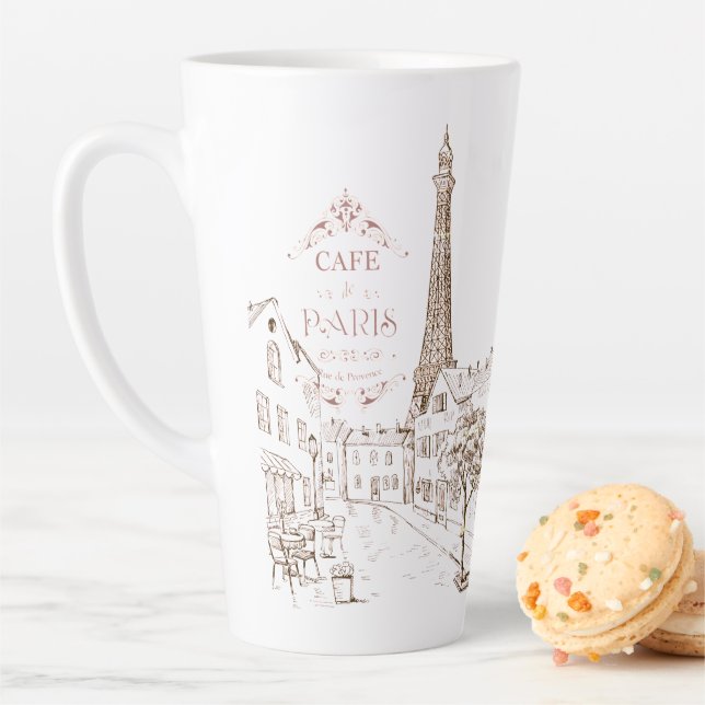 Cafe Paris Latte Mug (In Situ)