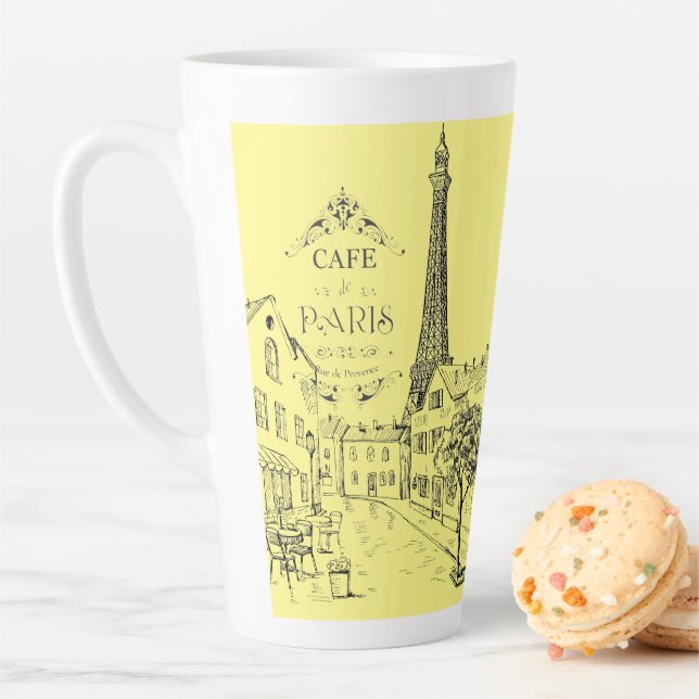Cafe Paris Latte Mug (In Situ)