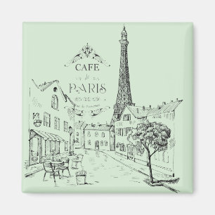 Cafe Paris Magnet