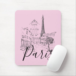 Cafe Paris Mouse Pad