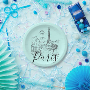 Cafe Paris   Paper Plates