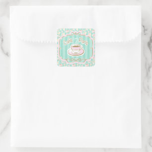 Café Paris Square Sticker