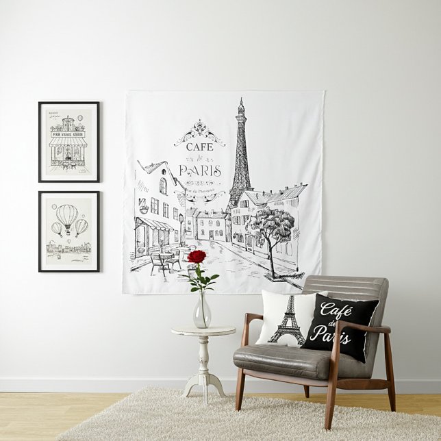 Cafe Paris Tapestry (Creator Uploaded)