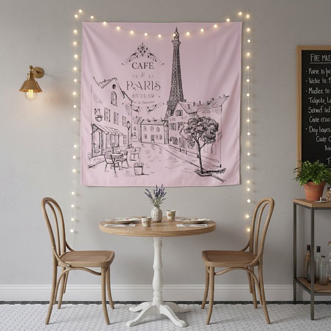 Cafe Paris Tapestry (Creator Uploaded)