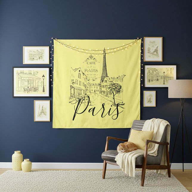 Cafe Paris   Tapestry (Creator Uploaded)