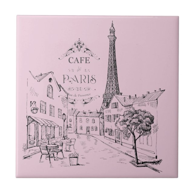 Cafe Paris Tile (Front)