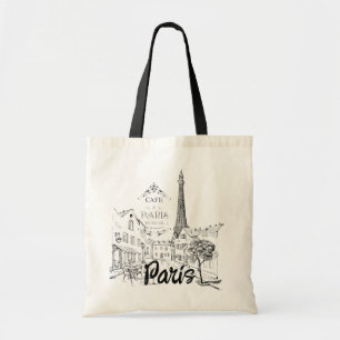 Cafe Paris Tote Bag