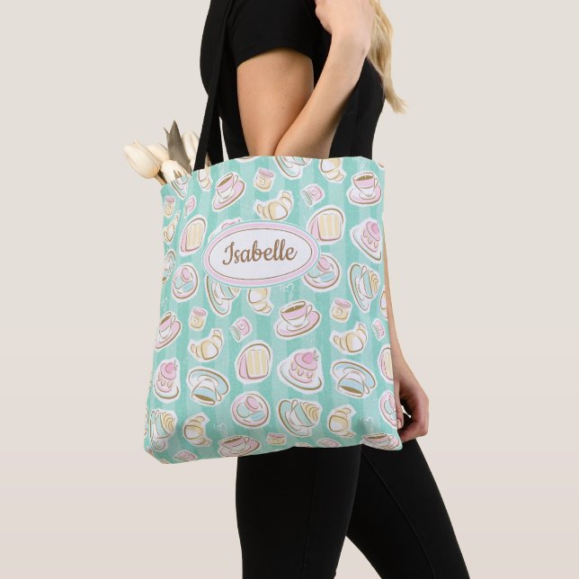 Café Paris Tote Bag (Close Up)