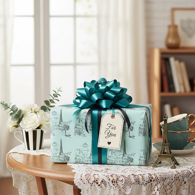 Cafe Paris Wrapping Paper (Creator Uploaded)