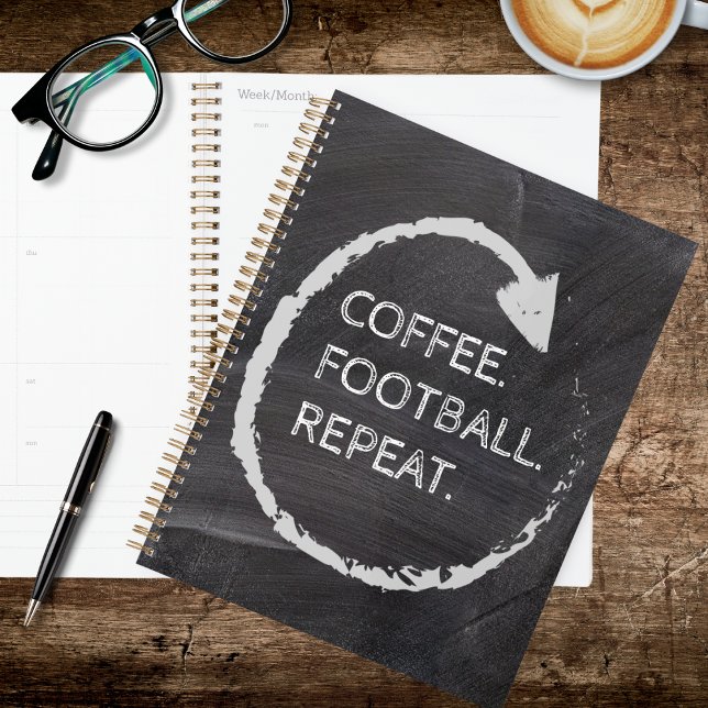 Café Phrase personnalisable. Football. Répéter. (Créateur téléchargé)