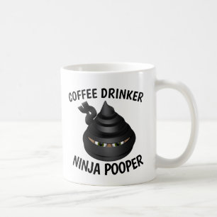 CAFÉ POOP NINJA POOPER MUGS