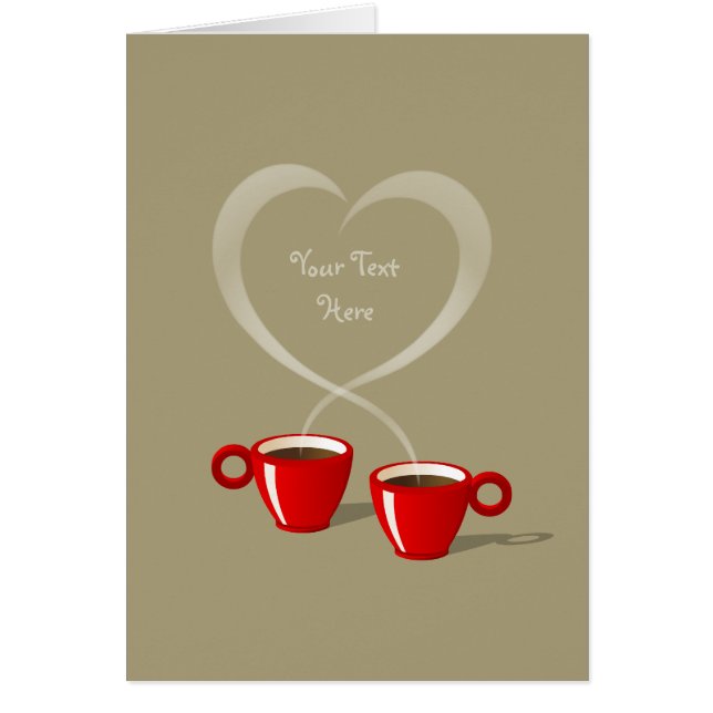 Café pour deux cartes (Devant)