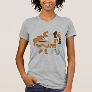 Cafe Primeiro Brazilian Coffee Lover Funny Woman T T-Shirt