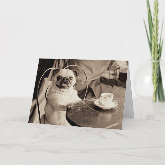 Cafe Pug Card (Front)