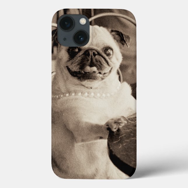 Cafe Pug Case-Mate iPhone Case (Back)
