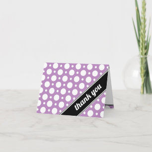 Cafe Purple Assorted Polka Dot Thank You Card