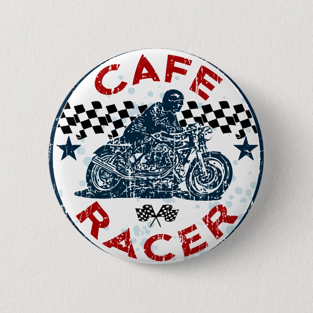 Cafe racer 2 inch round button (Front)