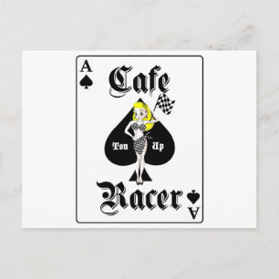 Cafe Racer Blonde Postcard