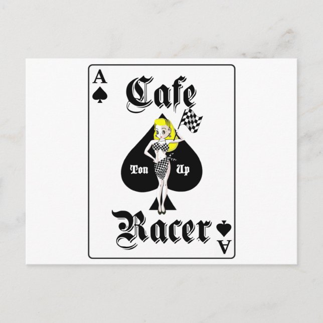 Cafe Racer Blonde Postcard (Front)
