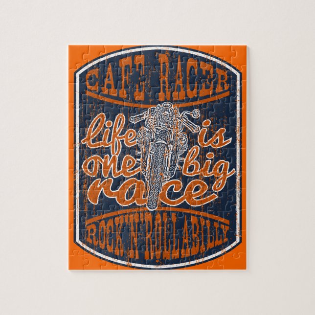 Cafe racer jigsaw puzzle (Vertical)