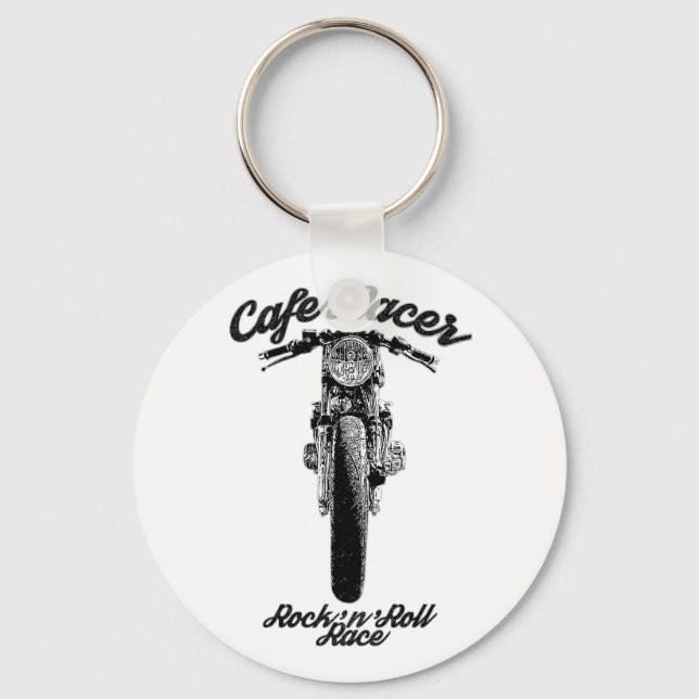 Cafe Racer Keychain (Front)