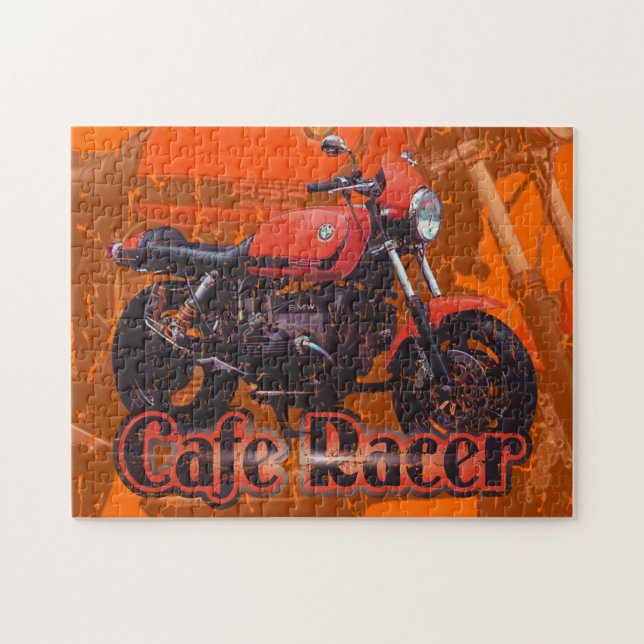 Cafe Racer Motorcycle Jigsaw Puzzle (Horizontal)