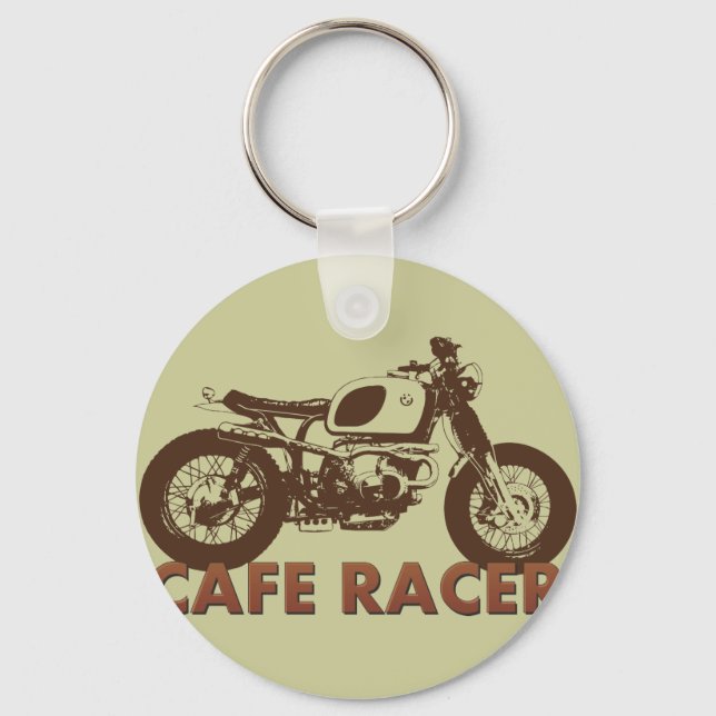 Cafe Racer Vintage Keychain (Front)