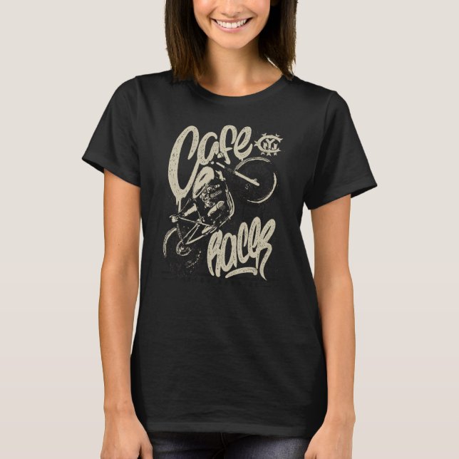 Cafe racer vintage motorcycle T-Shirt (Front)