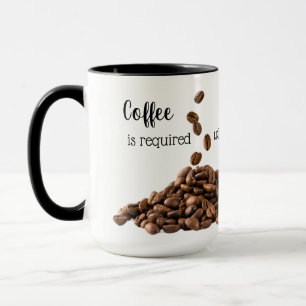 Café requis Tasse de café personnalisée
