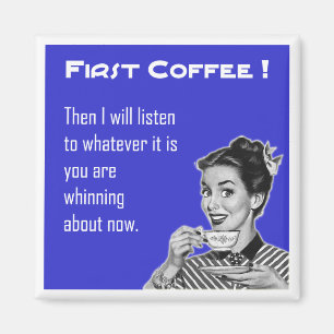 Café Retro - Aimant