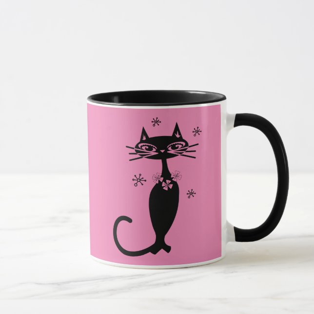CAFÉ RETRO CAT MUGS (Droite)
