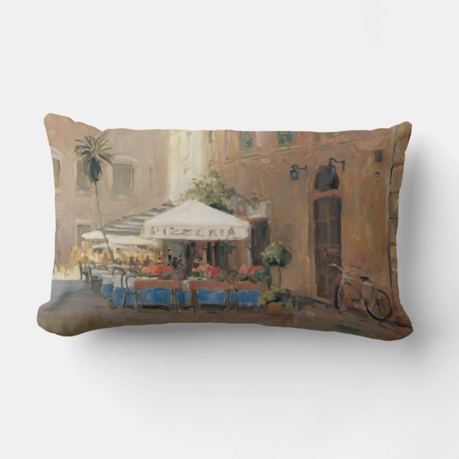 Café Roma Lumbar Pillow (Front)